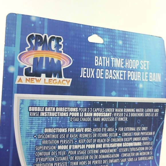 ⭐️3/ $30⭐️ Space Jam Bath Time Slam Dunk Hoop Set Fun Bubble Bath - Picture 10 of 12